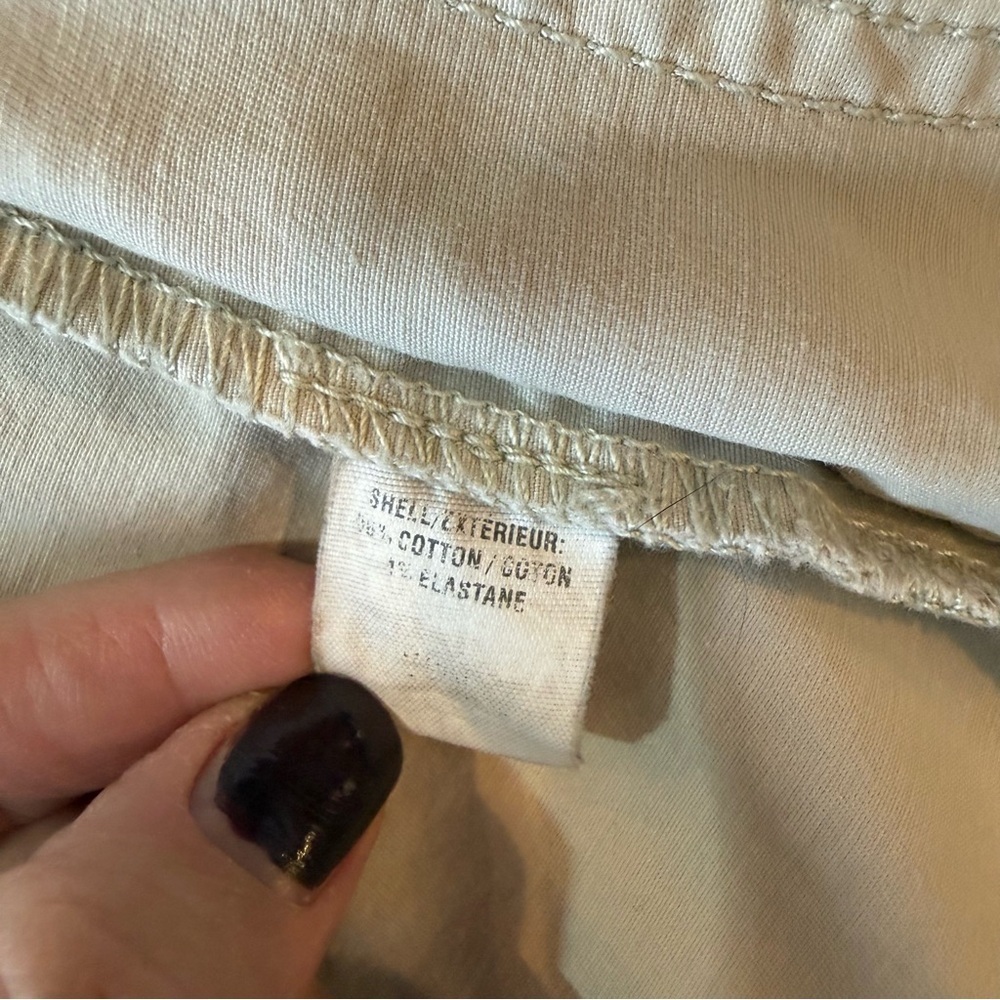 Abercrombie & Fitch Womens Jacket Khaki Tan Canvas Utility Outerwear Blazer Med - Picture 7 of 11